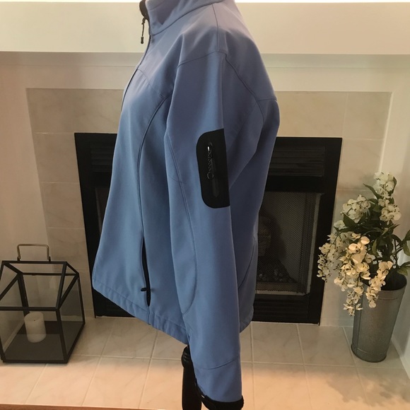 Black Diamond Full Zip Soft Shell L Blue Jacket - Picture 3 of 8